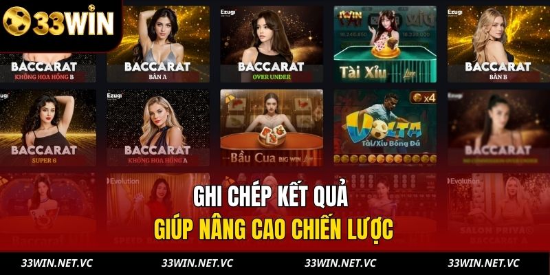 Ghi chép kết quả giúp nâng cao chiến lược
